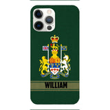 Personalized Canadian Soldier Phone Case Printed 22APR-HQ14