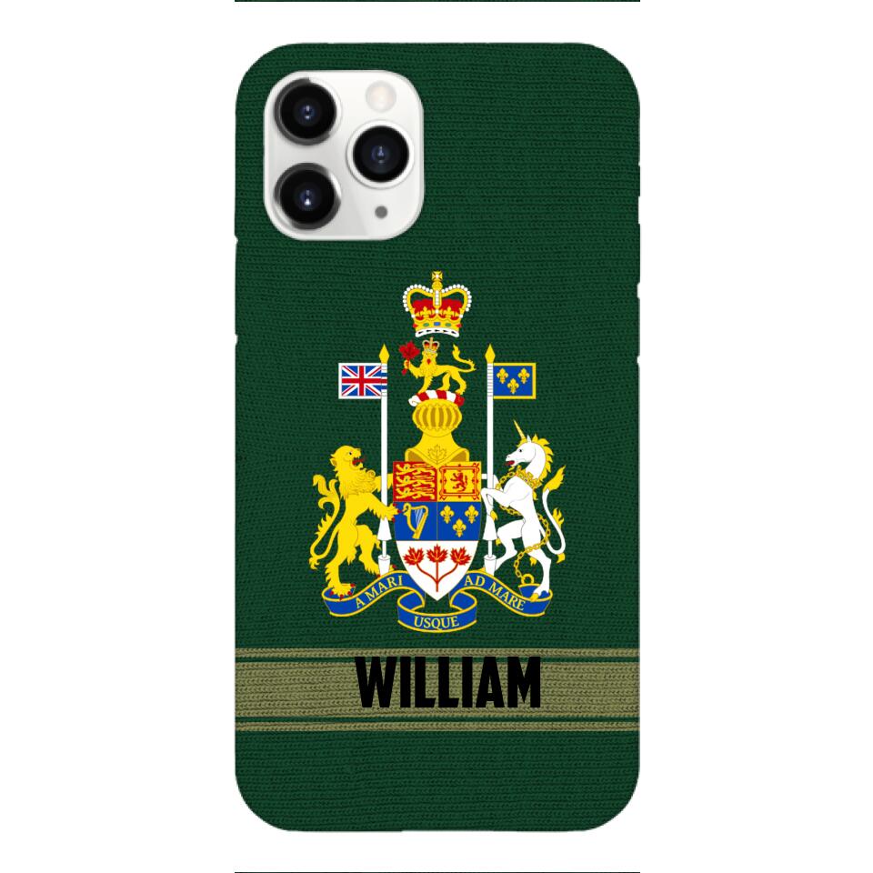 Personalized Canadian Soldier Phone Case Printed 22APR-HQ14