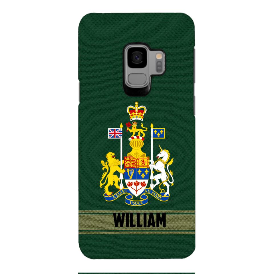 Personalized Canadian Soldier Phone Case Printed 22APR-HQ14