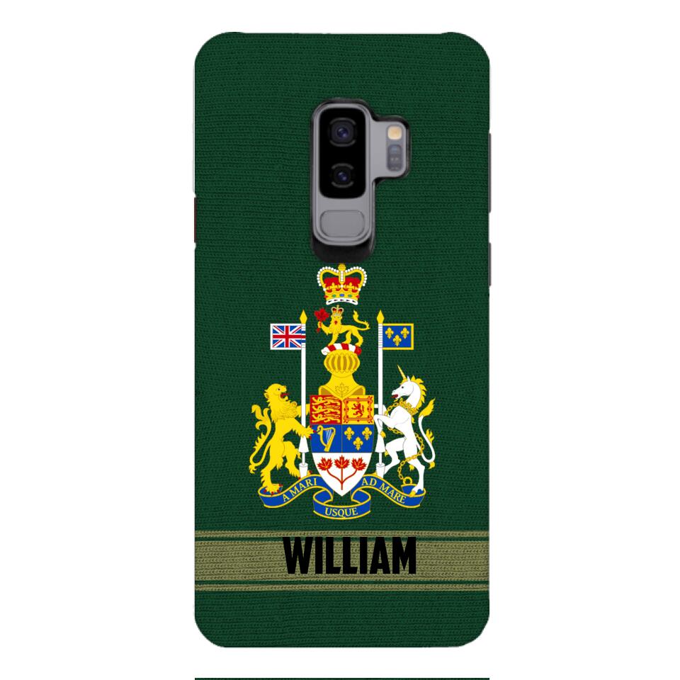 Personalized Canadian Soldier Phone Case Printed 22APR-HQ14