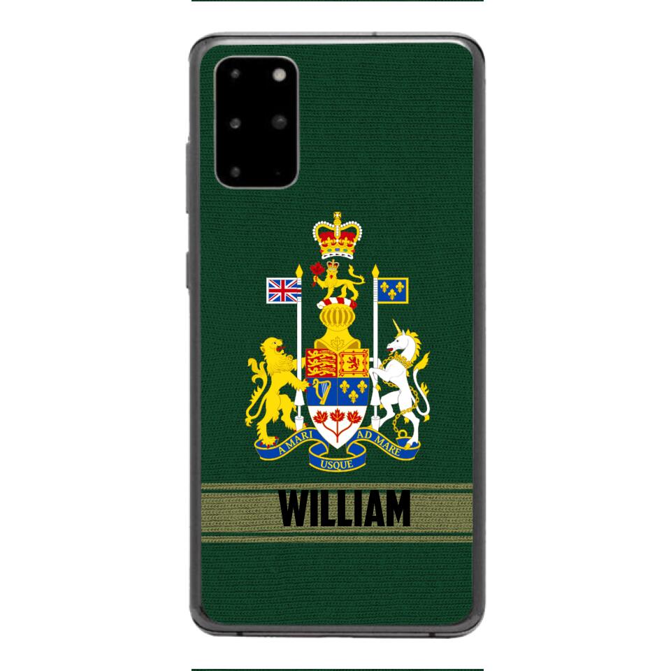 Personalized Canadian Soldier Phone Case Printed 22APR-HQ14