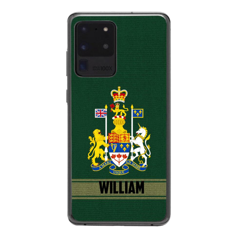 Personalized Canadian Soldier Phone Case Printed 22APR-HQ14