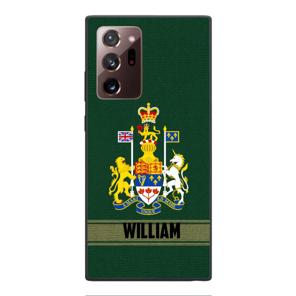 Personalized Canadian Soldier Phone Case Printed 22APR-HQ14