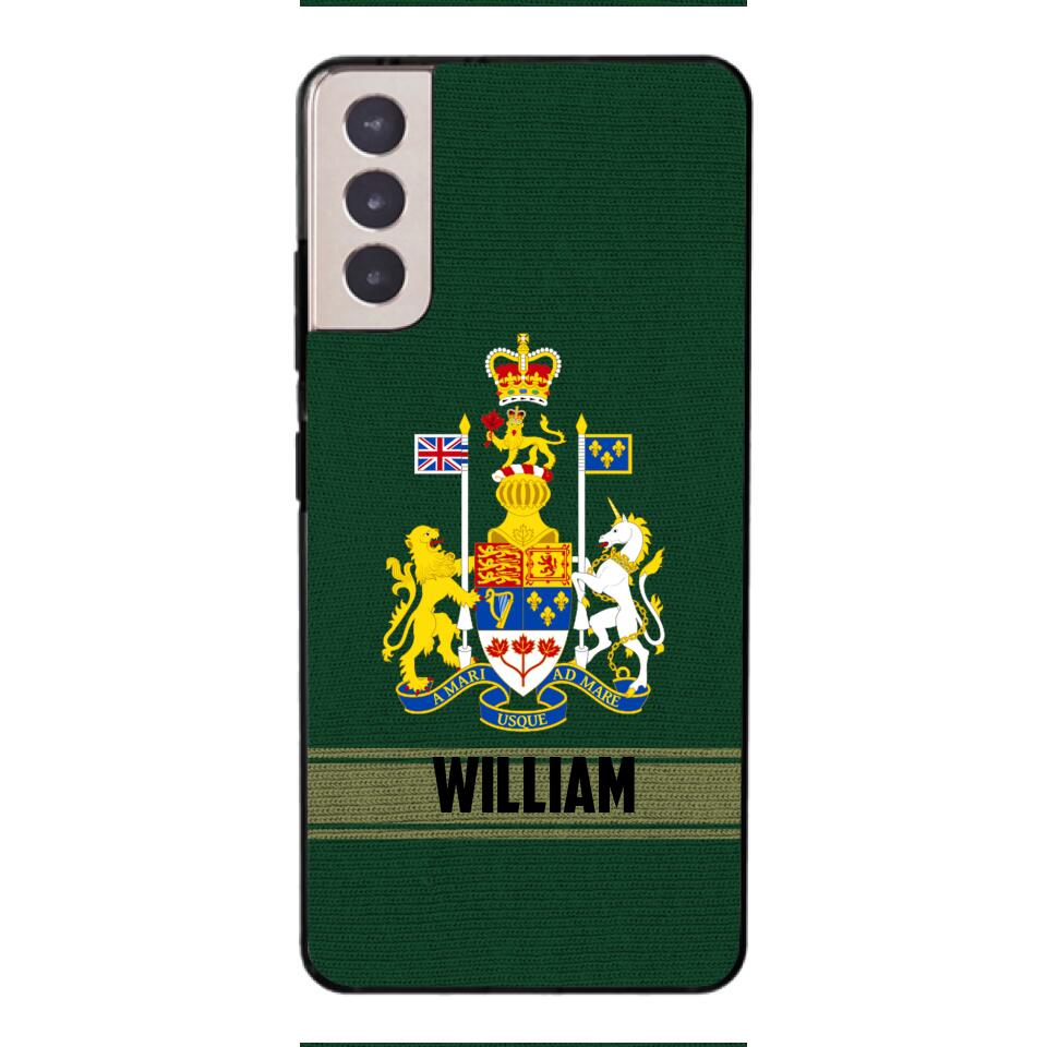 Personalized Canadian Soldier Phone Case Printed 22APR-HQ14