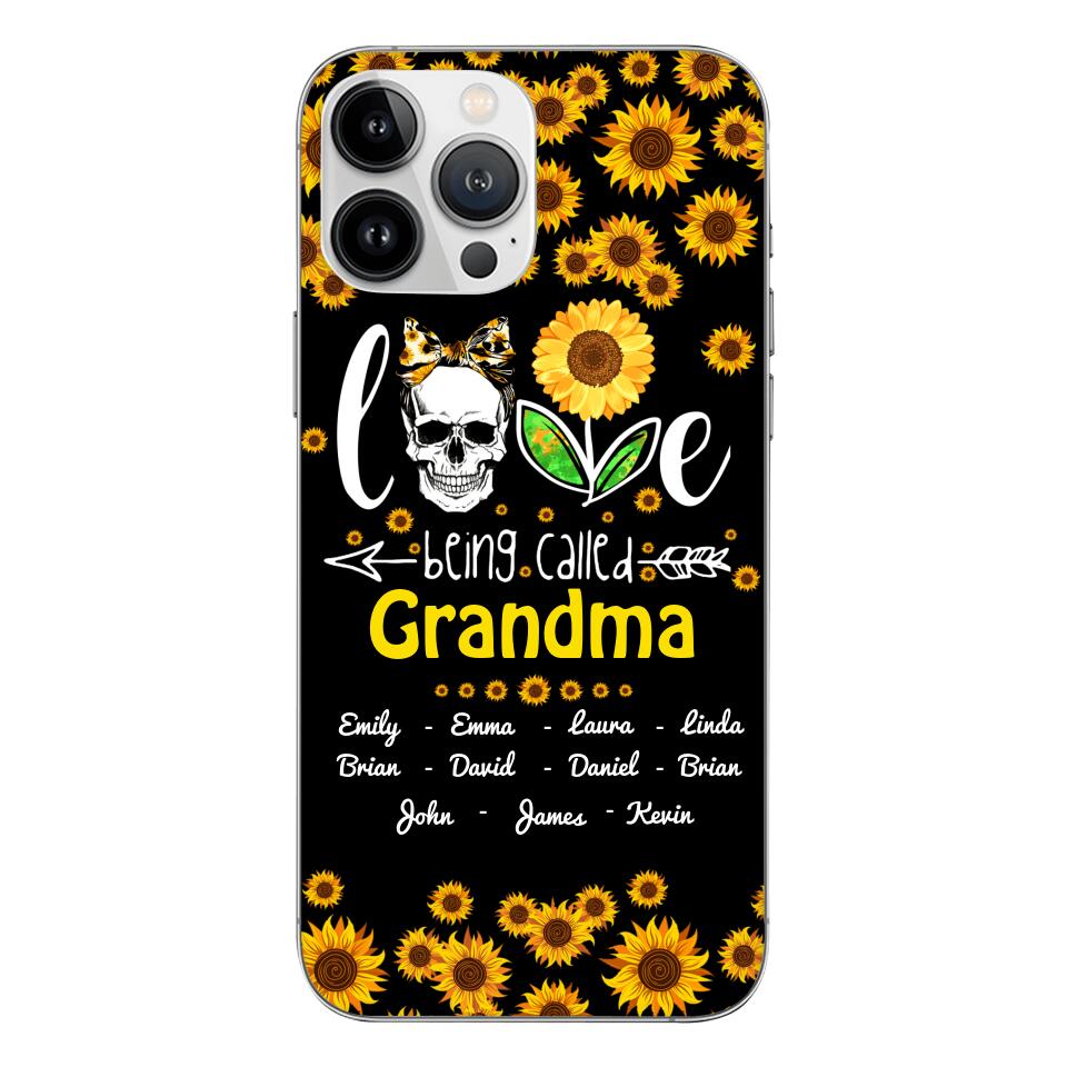 Personalized Love being called Grandma Phone Case Printed 3T 1504