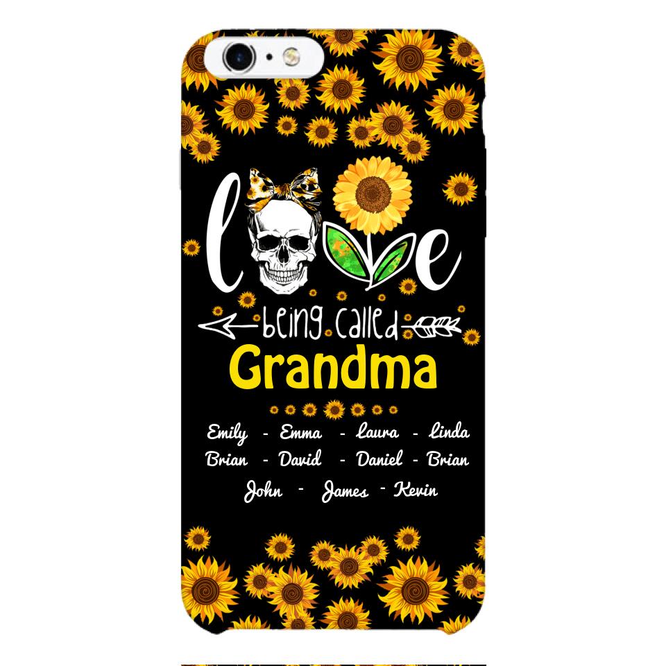 Personalized Love being called Grandma Phone Case Printed 3T 1504