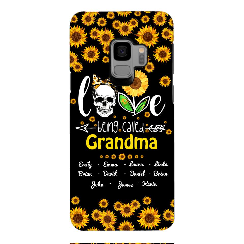 Personalized Love being called Grandma Phone Case Printed 3T 1504
