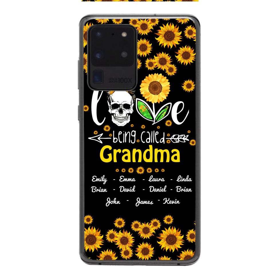 Personalized Love being called Grandma Phone Case Printed 3T 1504