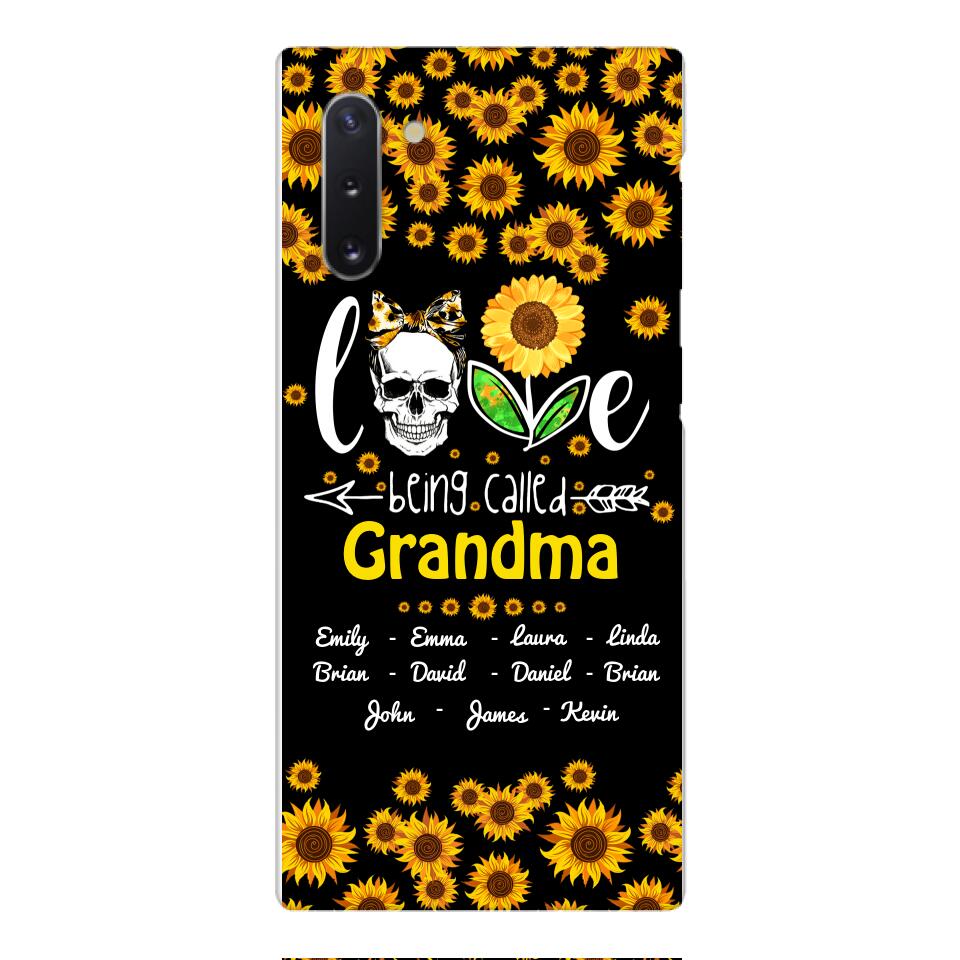 Personalized Love being called Grandma Phone Case Printed 3T 1504