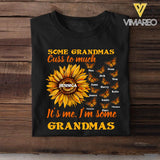 PERSONALIZED SOME GRANDMAS CUSS TO MUCH IT'S ME I'M SOME GRANDMAS TSHIRT QTDT1504