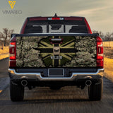 DH Personalized British Soldier Camo Tailgate Decal Printed DT1504