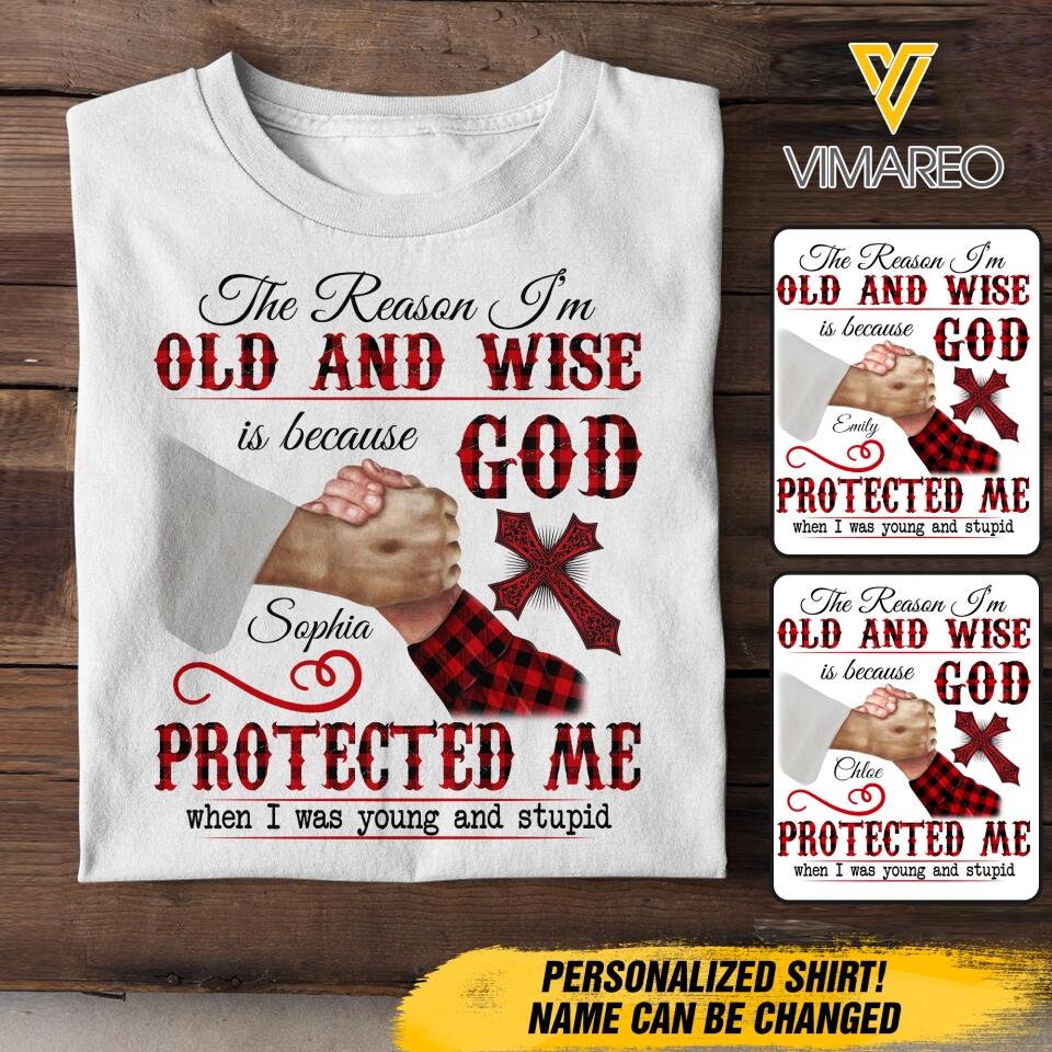 Personalized God Protect Me Tshirt Printed 3T 1604