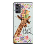 PERSONALIZED GIRAFFE GRANDMA PHONECASE QTVQ1604