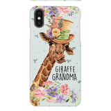 PERSONALIZED GIRAFFE GRANDMA PHONECASE QTVQ1604