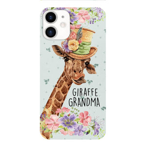PERSONALIZED GIRAFFE GRANDMA PHONECASE QTVQ1604