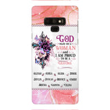 PERSONALIZED GOD MADE ME A WOMAN GRANDMA PHONECASE 3T 1604