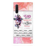 PERSONALIZED GOD MADE ME A WOMAN GRANDMA PHONECASE 3T 1604