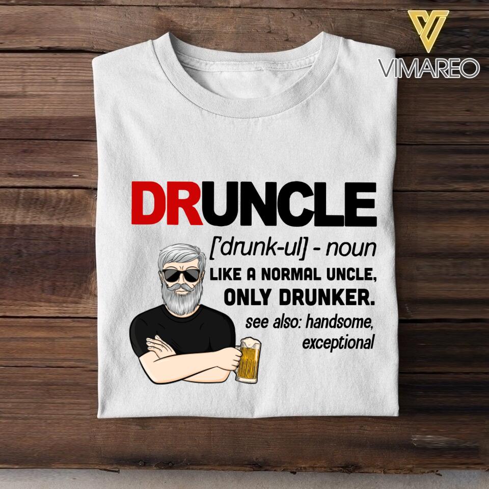 DH Personalized Druncle Man Tshirt Printed HQ1604