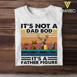 Personalized Father Figure Deer Tshirt Printed 22APR-LN16