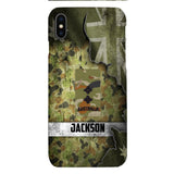 DH Personalized Australian Soldier Phone Case Printed HQ1804