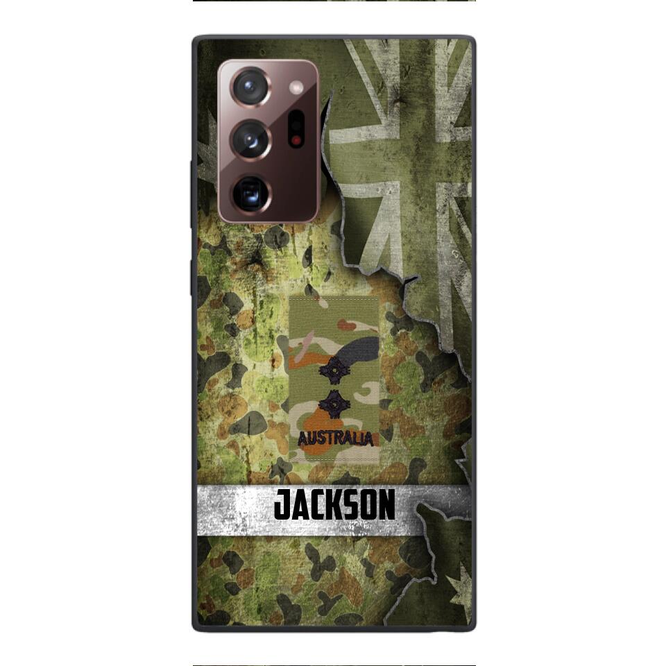 DH Personalized Australian Soldier Phone Case Printed HQ1804