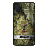 DH Personalized Australian Soldier Phone Case Printed HQ1804