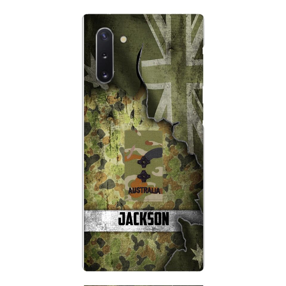 DH Personalized Australian Soldier Phone Case Printed HQ1804