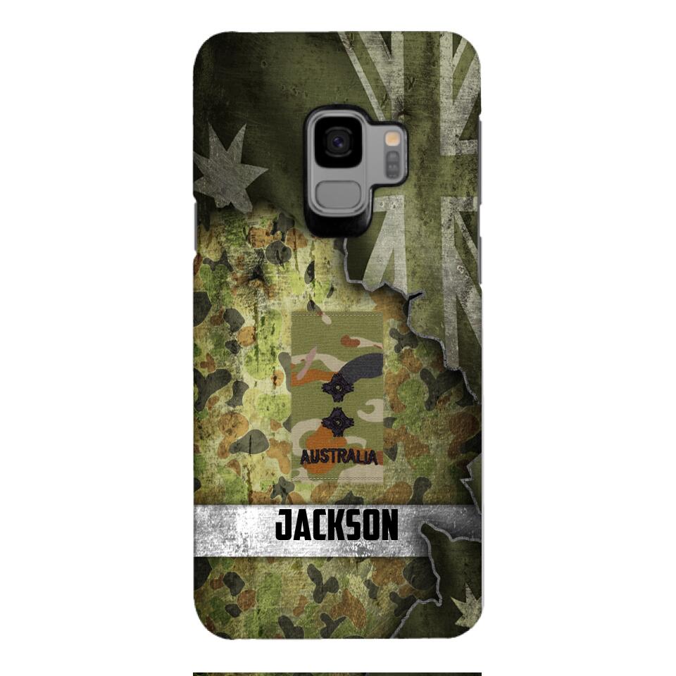 DH Personalized Australian Soldier Phone Case Printed HQ1804