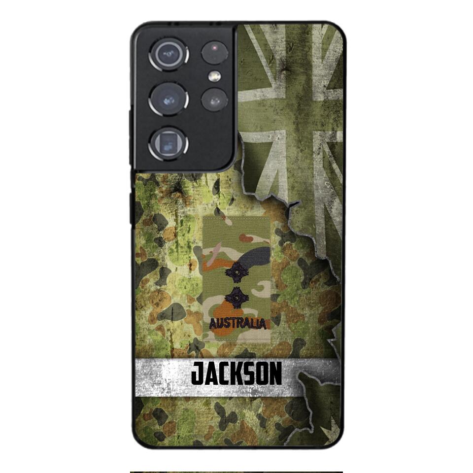 DH Personalized Australian Soldier Phone Case Printed HQ1804