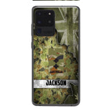 DH Personalized Australian Soldier Phone Case Printed HQ1804