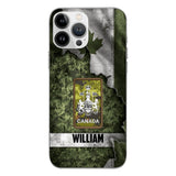 DH Personalized Canadian Soldier Phone Case Printed HQ1804