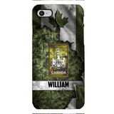 DH Personalized Canadian Soldier Phone Case Printed HQ1804