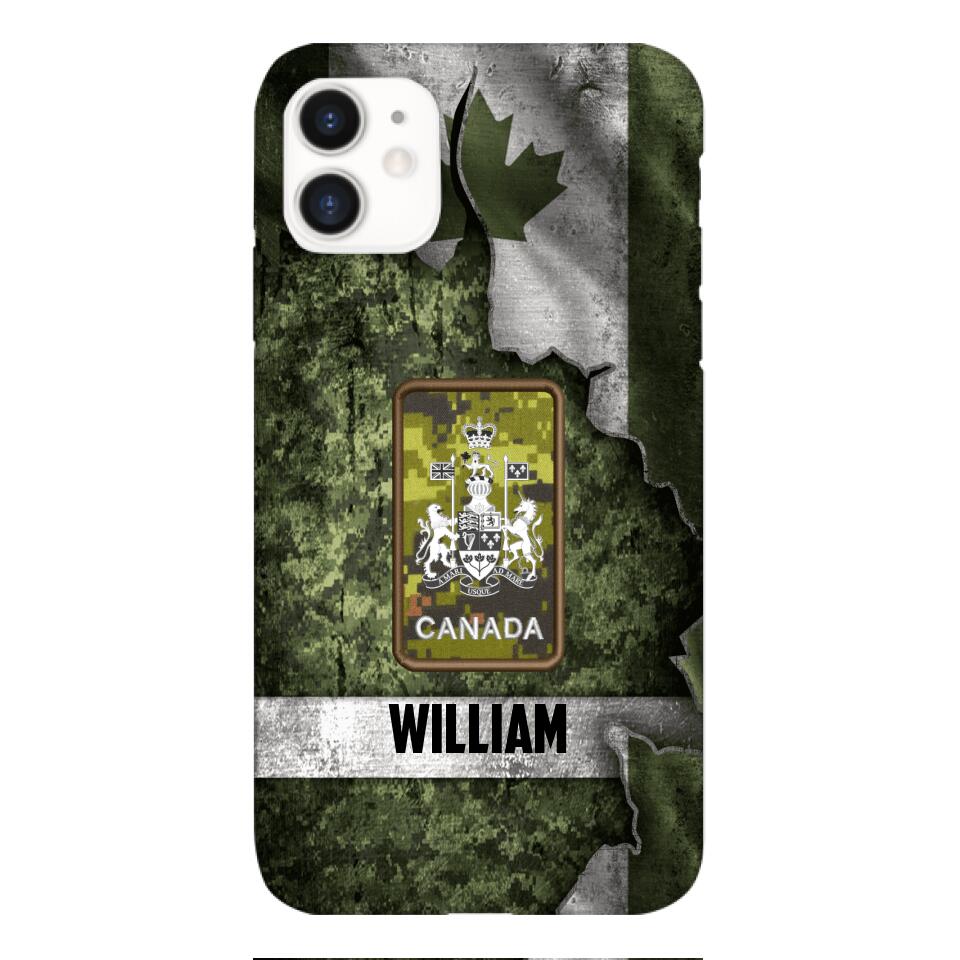 DH Personalized Canadian Soldier Phone Case Printed HQ1804