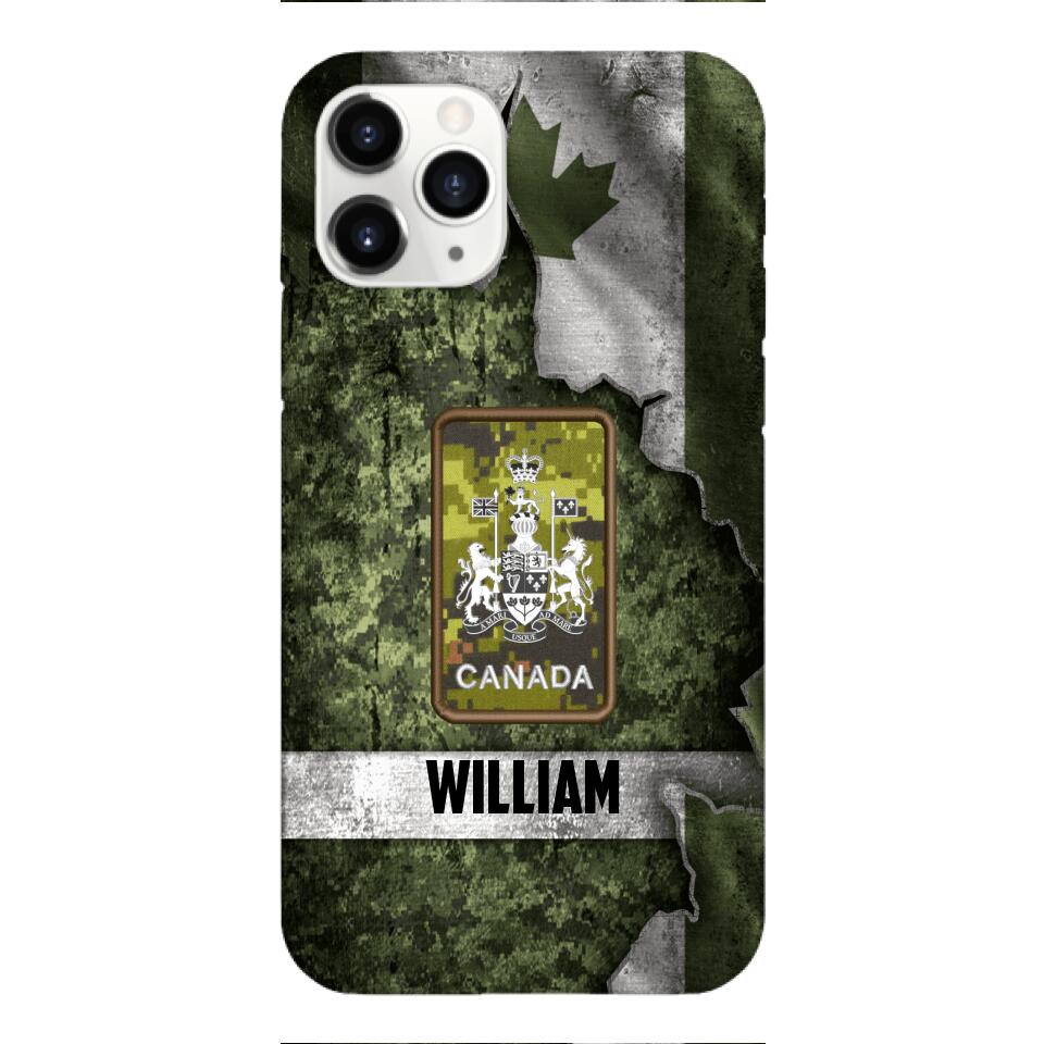 DH Personalized Canadian Soldier Phone Case Printed HQ1804