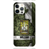 DH Personalized Canadian Soldier Phone Case Printed HQ1804