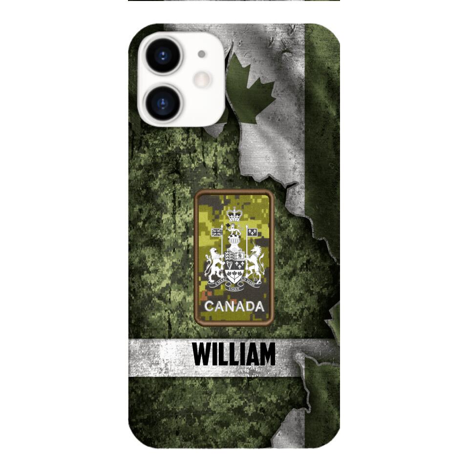DH Personalized Canadian Soldier Phone Case Printed HQ1804