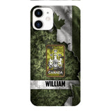 DH Personalized Canadian Soldier Phone Case Printed HQ1804