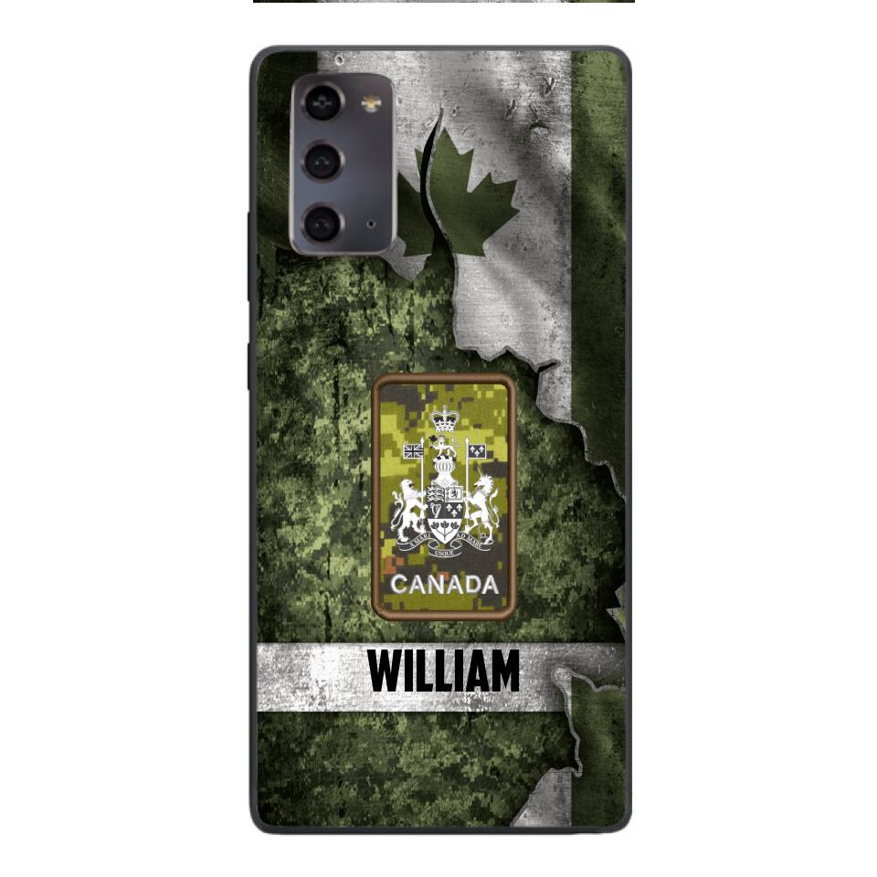 DH Personalized Canadian Soldier Phone Case Printed HQ1804