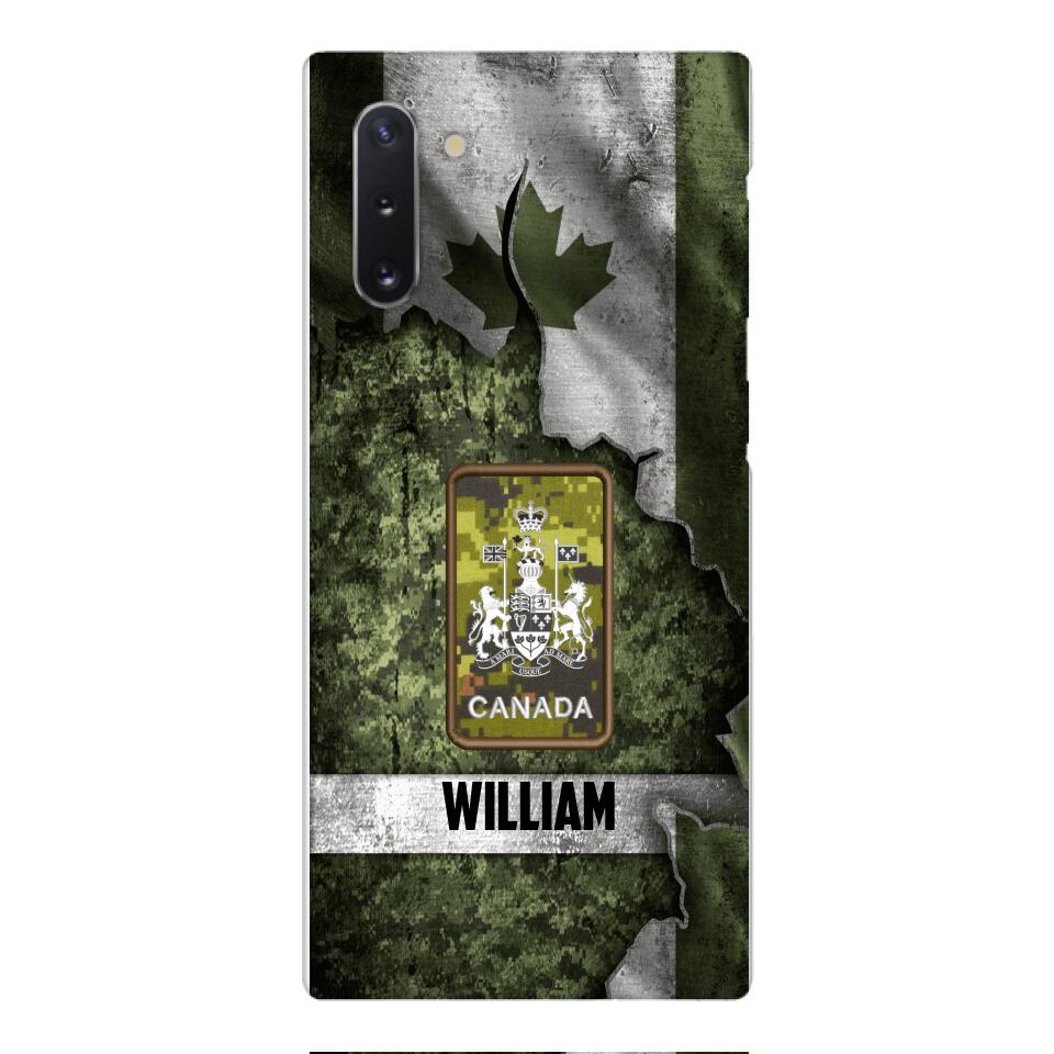DH Personalized Canadian Soldier Phone Case Printed HQ1804