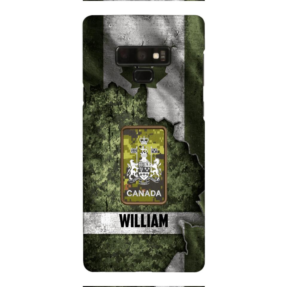 DH Personalized Canadian Soldier Phone Case Printed HQ1804