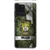 DH Personalized Canadian Soldier Phone Case Printed HQ1804