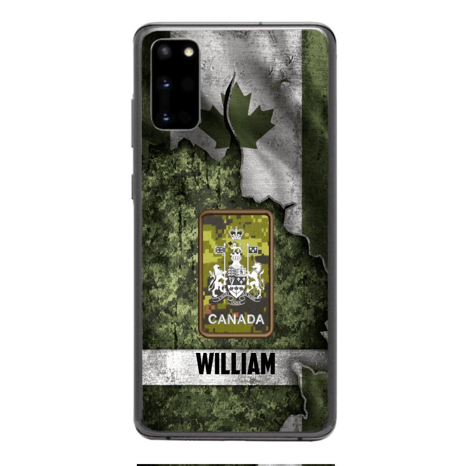 DH Personalized Canadian Soldier Phone Case Printed HQ1804