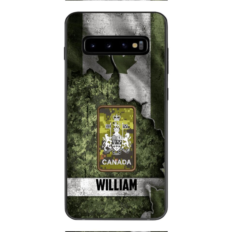 DH Personalized Canadian Soldier Phone Case Printed HQ1804
