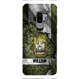 DH Personalized Canadian Soldier Phone Case Printed HQ1804