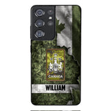 DH Personalized Canadian Soldier Phone Case Printed HQ1804