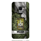 DH Personalized Canadian Soldier Phone Case Printed HQ1804