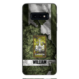 DH Personalized Canadian Soldier Phone Case Printed HQ1804