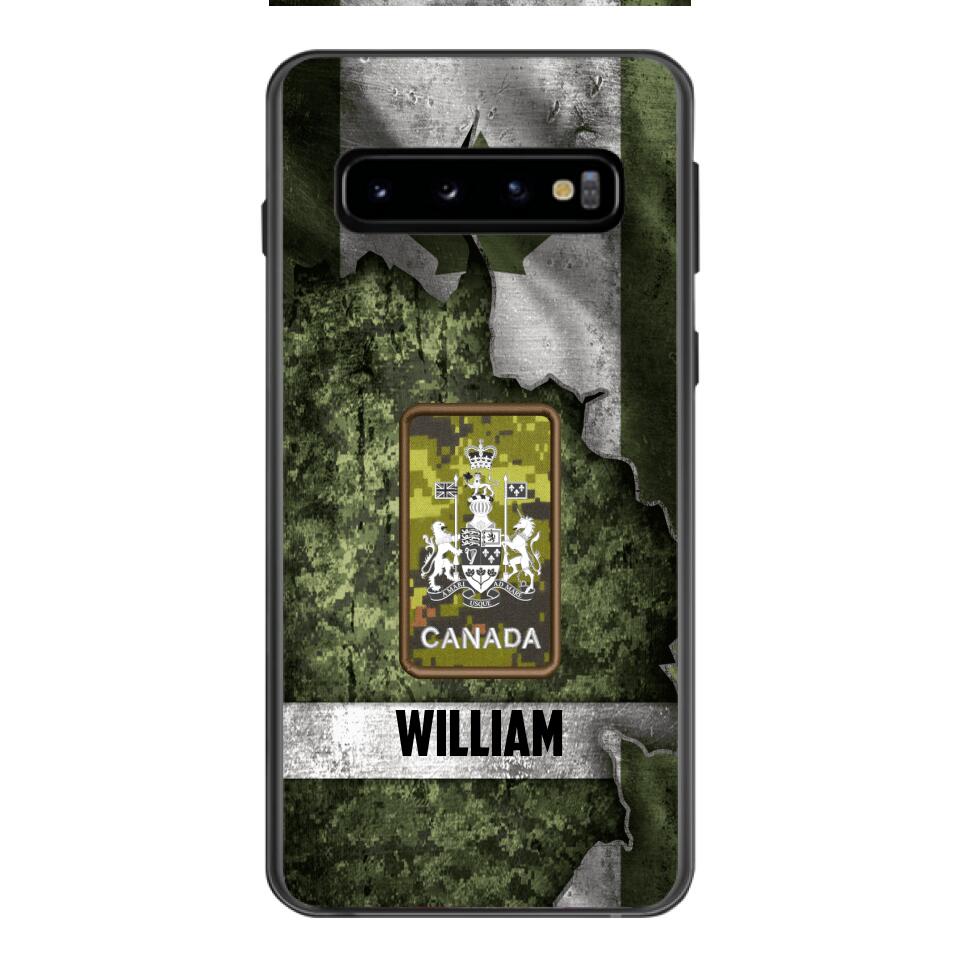 DH Personalized Canadian Soldier Phone Case Printed HQ1804