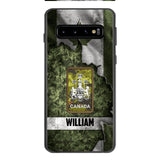 DH Personalized Canadian Soldier Phone Case Printed HQ1804