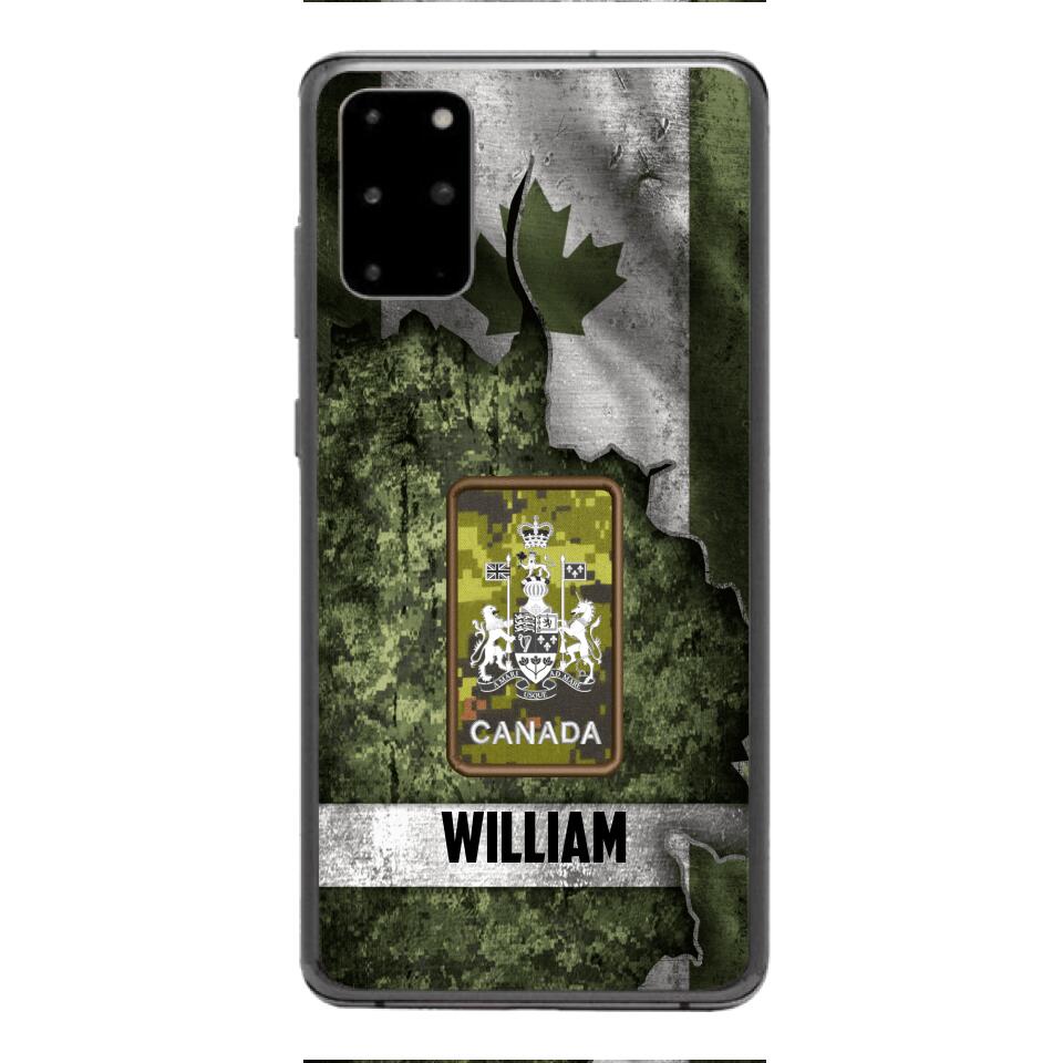 DH Personalized Canadian Soldier Phone Case Printed HQ1804
